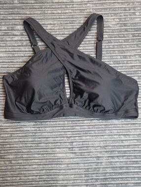 Adore Me Black Crisscross Bralette